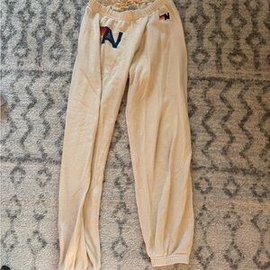 Aviator Nation Cream Sweatpants